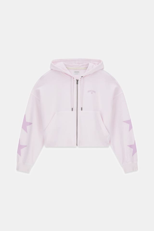 Moletom com capuz estampado