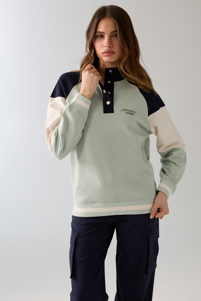 Sweatshirt color-block