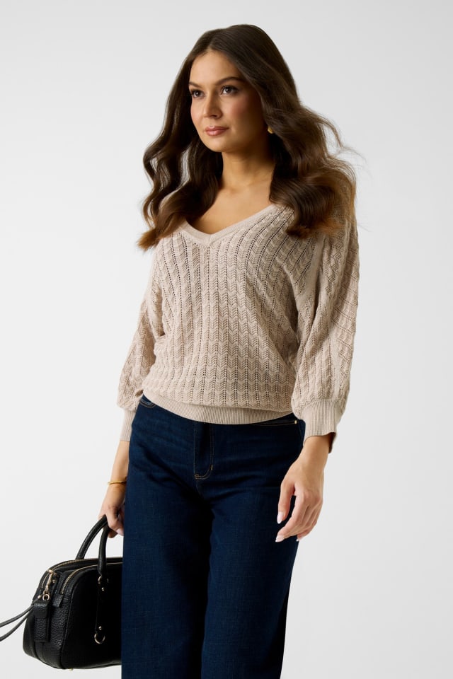 V-neck sweater