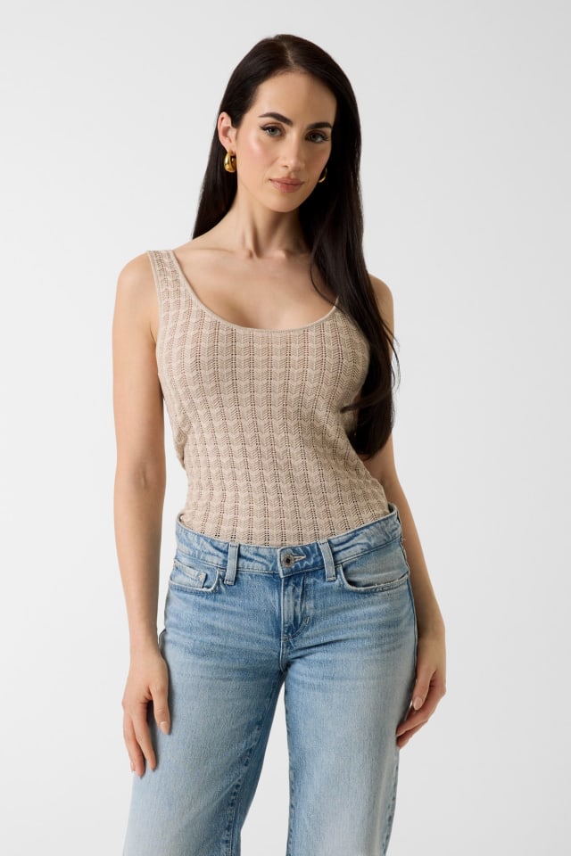 Gebreide tanktop