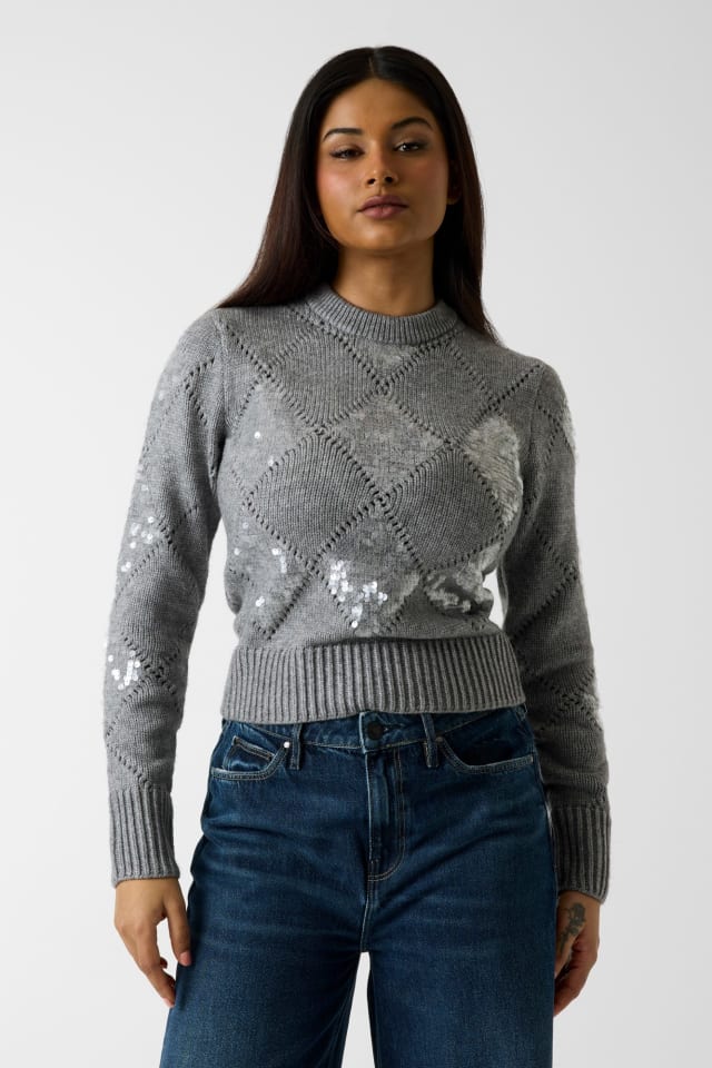 Paillettenpullover