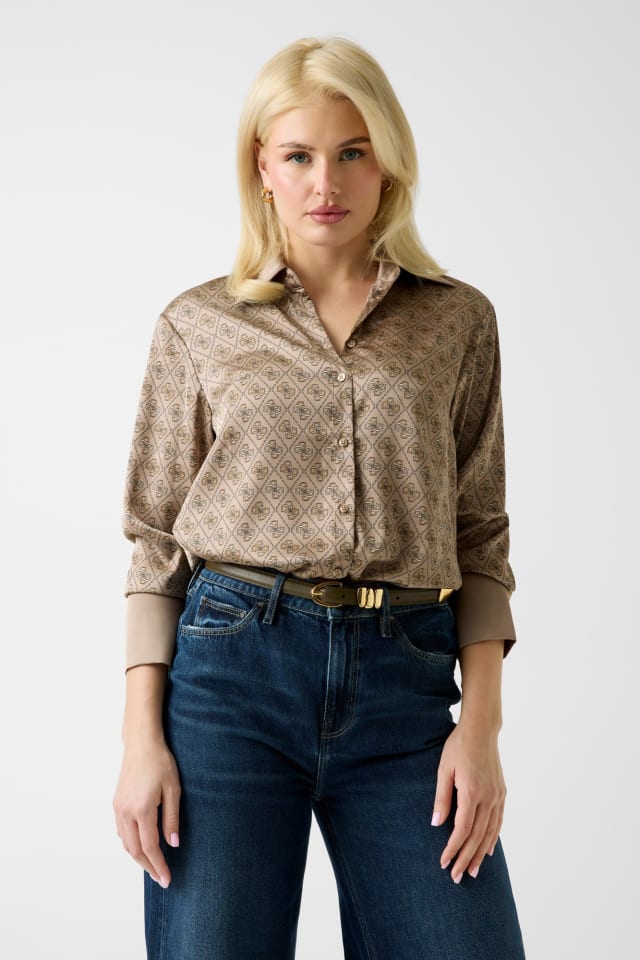 Camicia con logo 4G