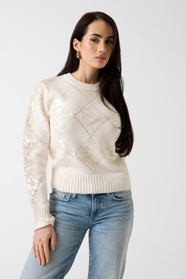 Paillettenpullover