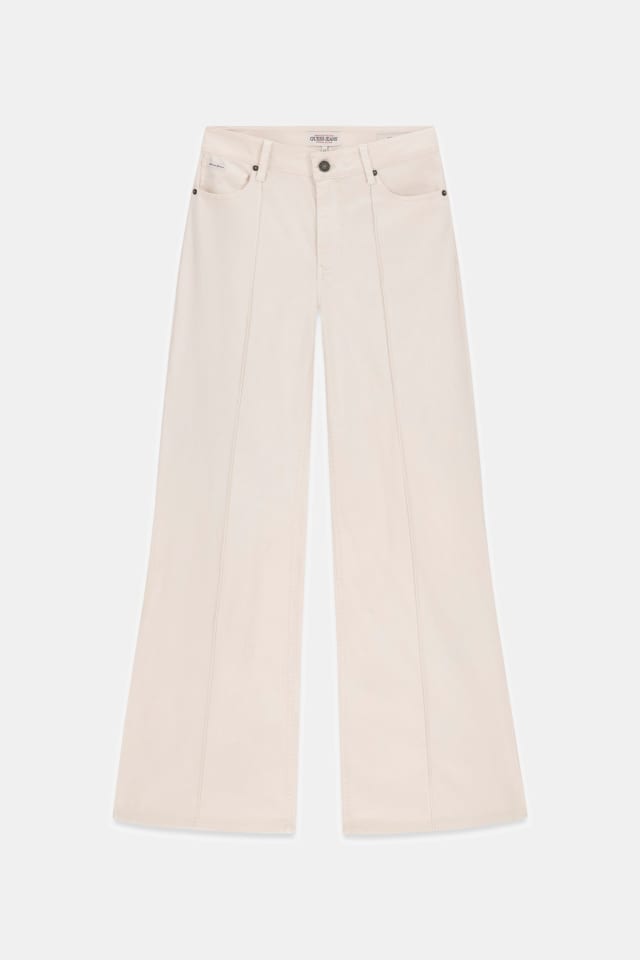 Jeans flare de cintura alta