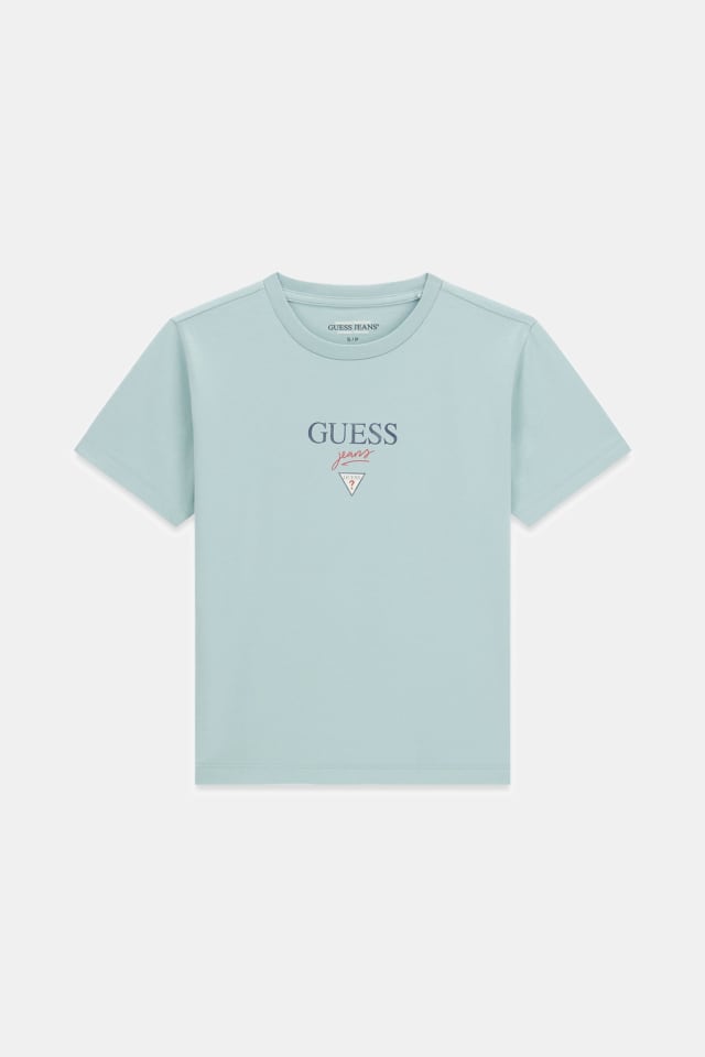 Camiseta con logo bordado