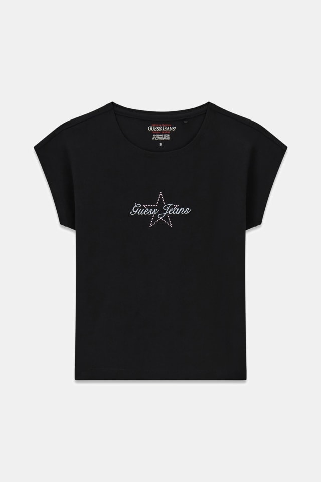 Camiseta com strass