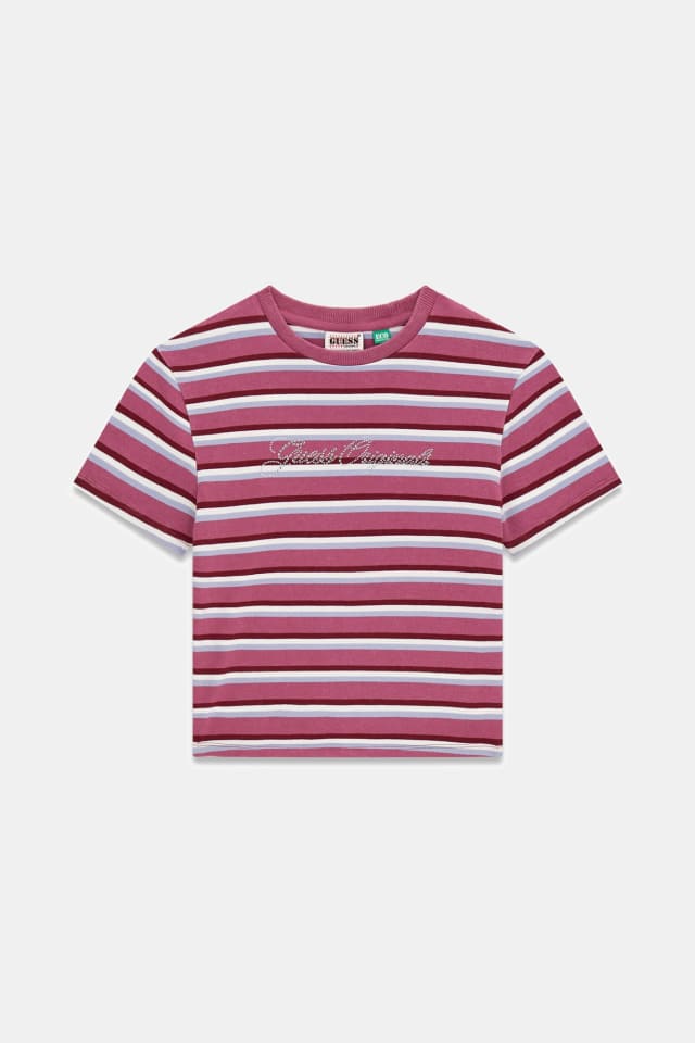 Camiseta de rayas corta