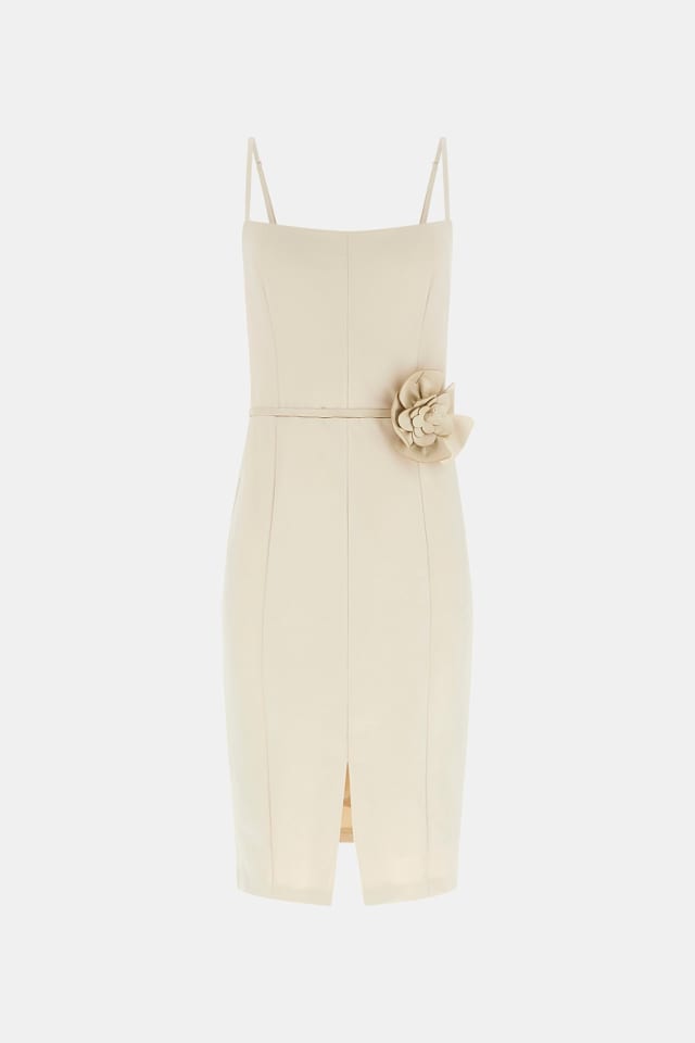Vestido com detalhe floral