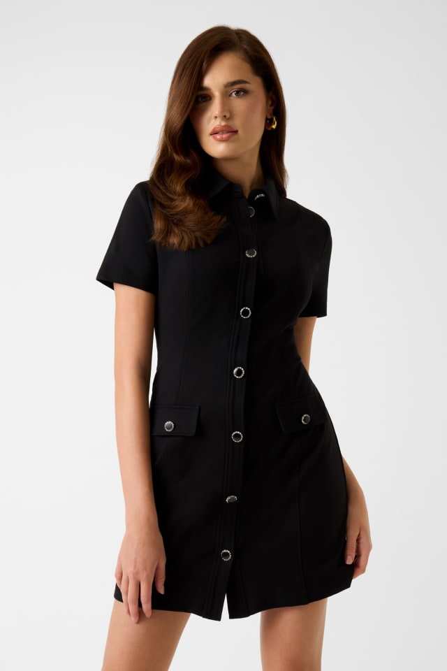 GUESS® Chemisier mini dress Women