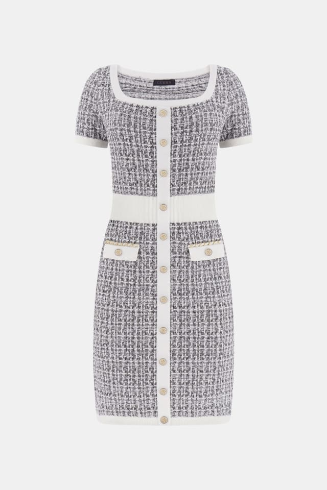 Vestido mini de tweed