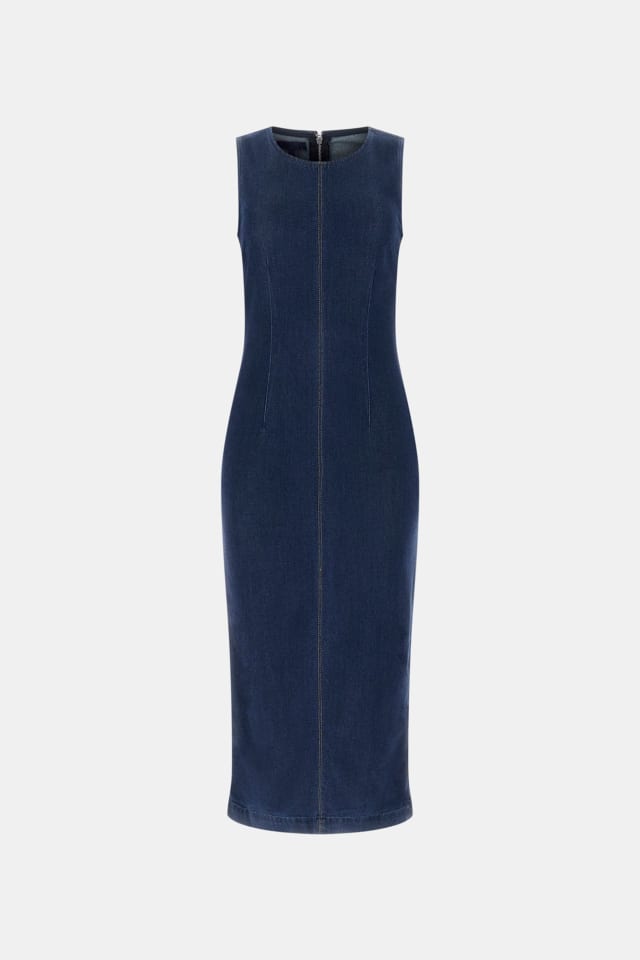 Vestido midi mezcla de lyocell