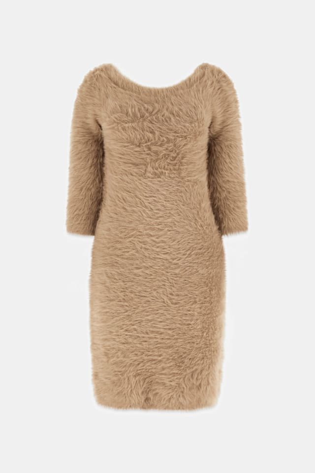 Mini vestido suéter
