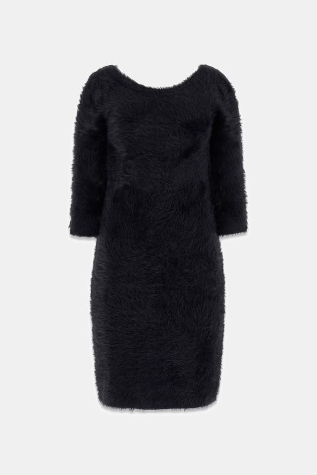 Vestido mini de punto