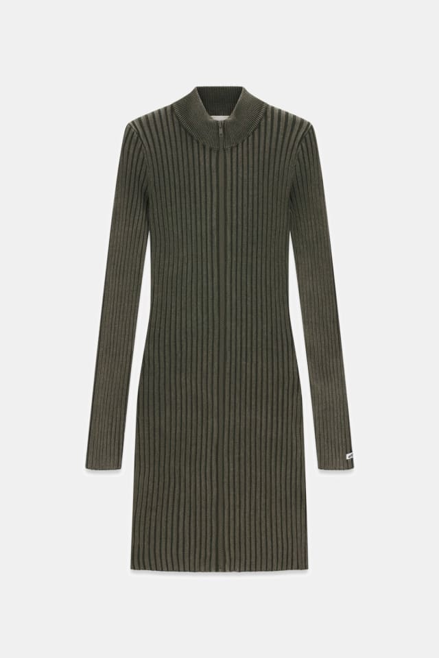Vestido mini com zíper