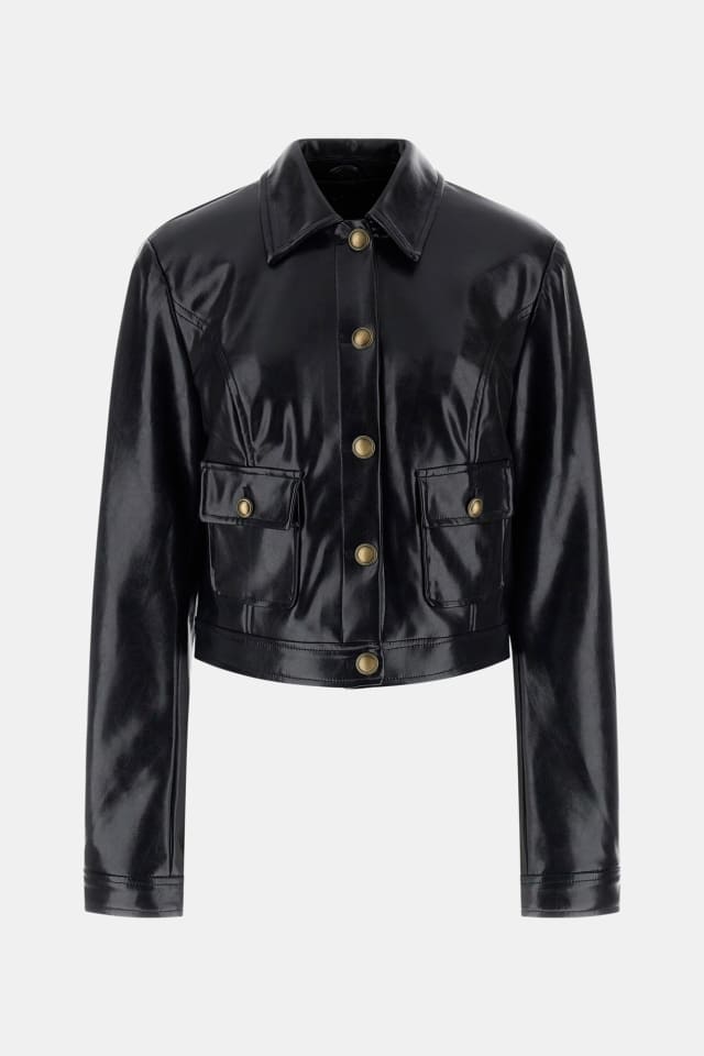 Chaqueta de piel sintética