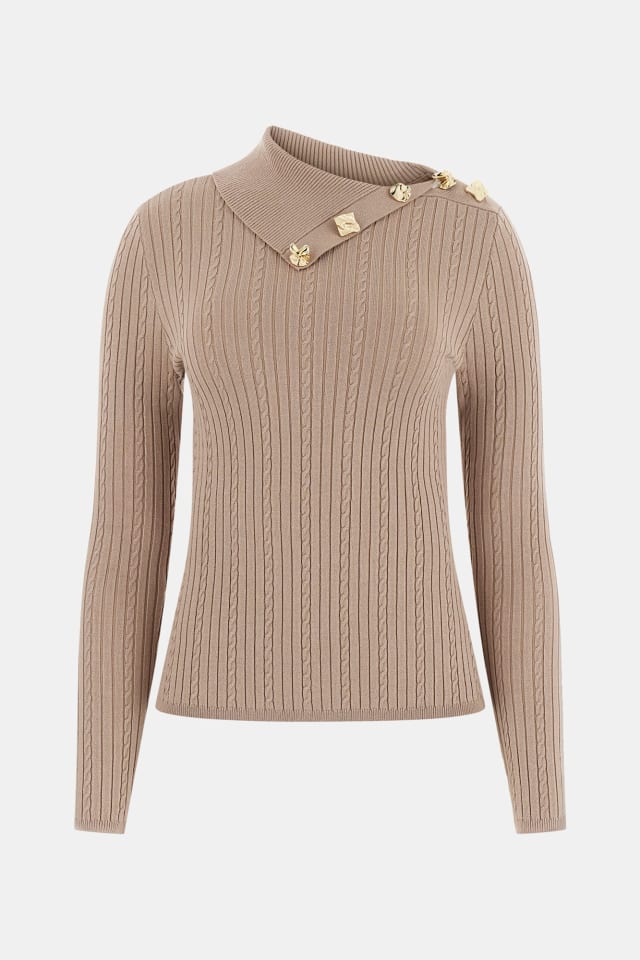 Jersey de cuello asimétrico
