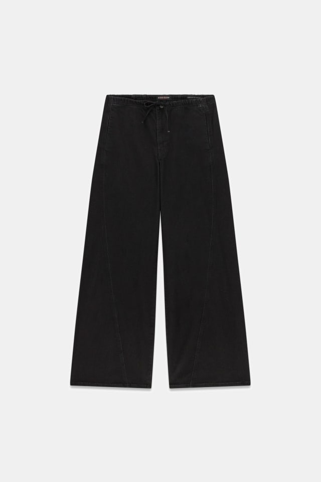 Jeans jogger extralargos de perna larga