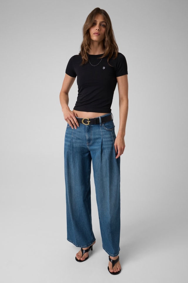 Jeans plissados G12