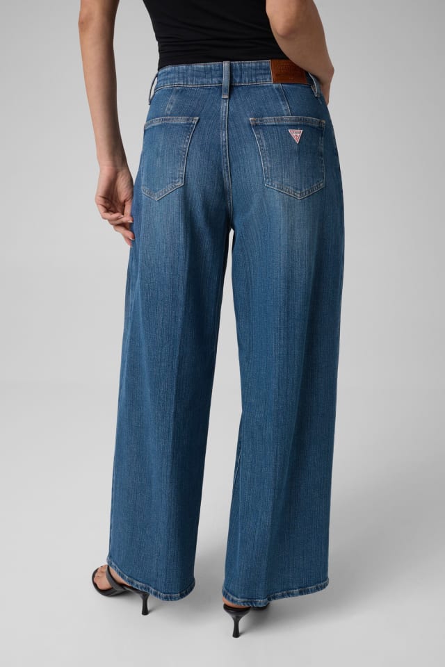 G12 Plissierte Jeans