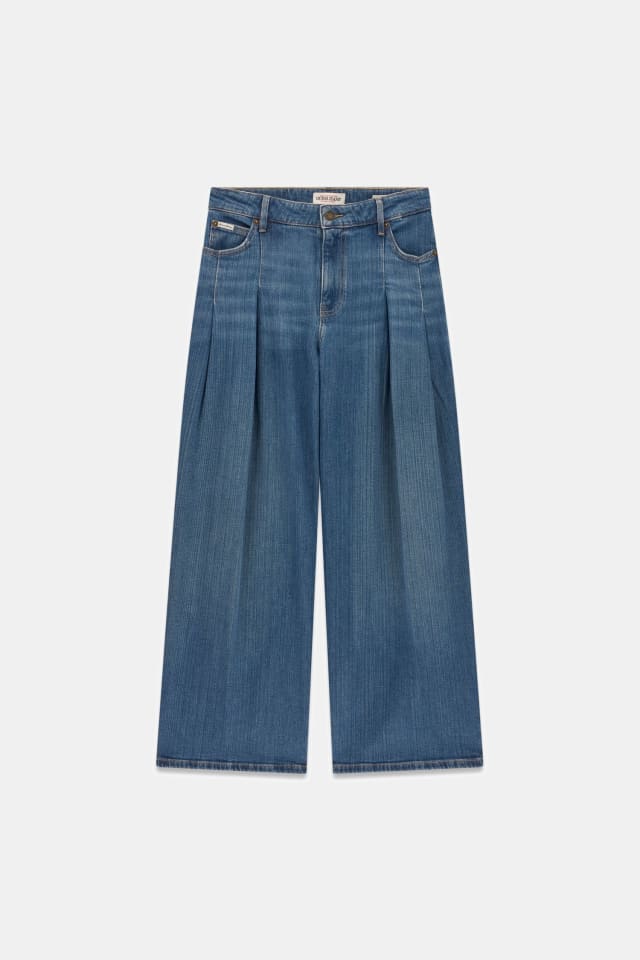 Jeans plissados G12