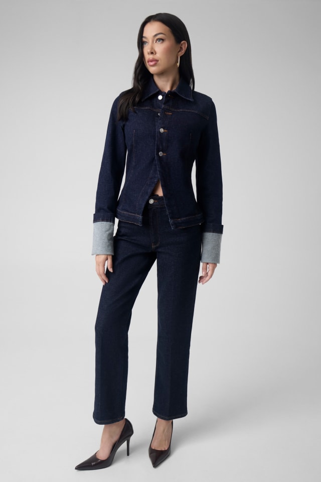 Calça jeans Victoire de perna reta