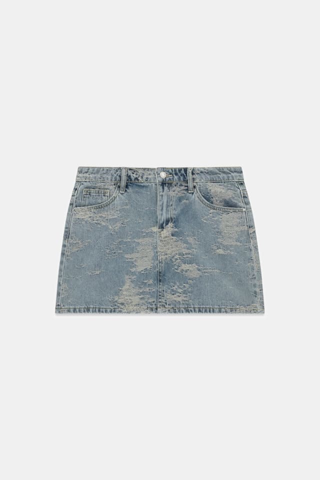Minissaia de denim