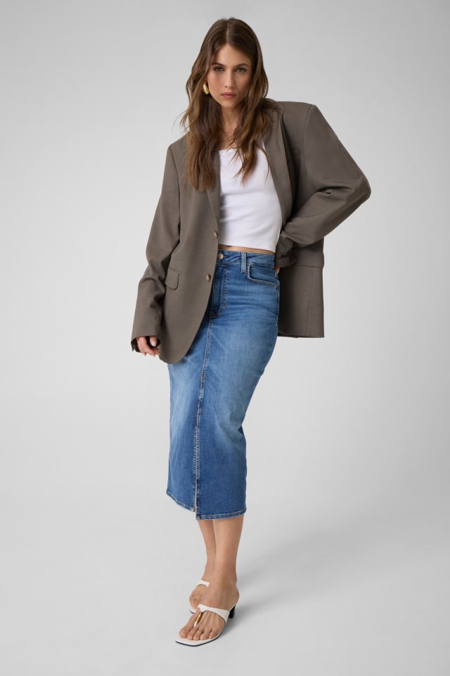 Denim Maxi-Rock