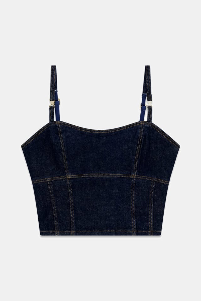 Bustier de denim