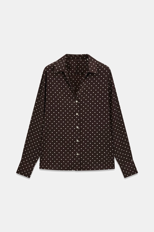 Camisa de cetim