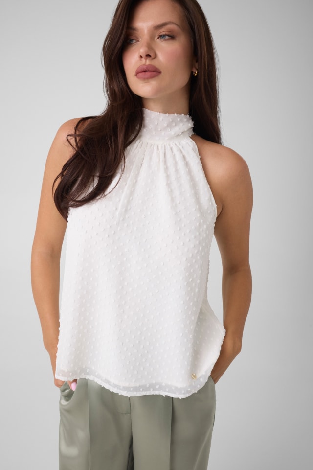 Top de gola halter