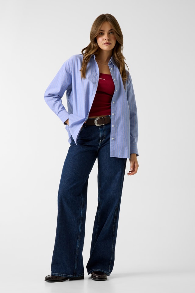 Oversized Oxford-Hemd