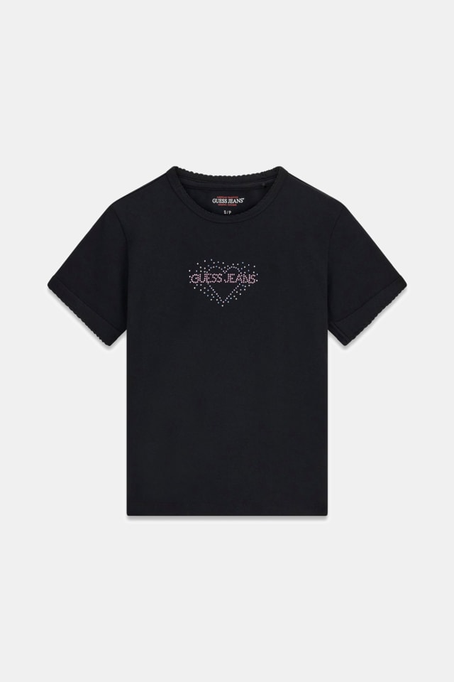 Camiseta con pedrería