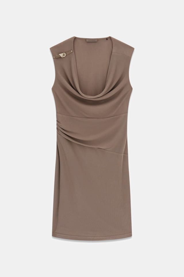Mini drapeado dress