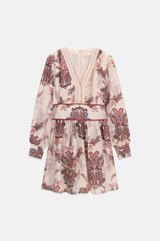 Printed mini dress