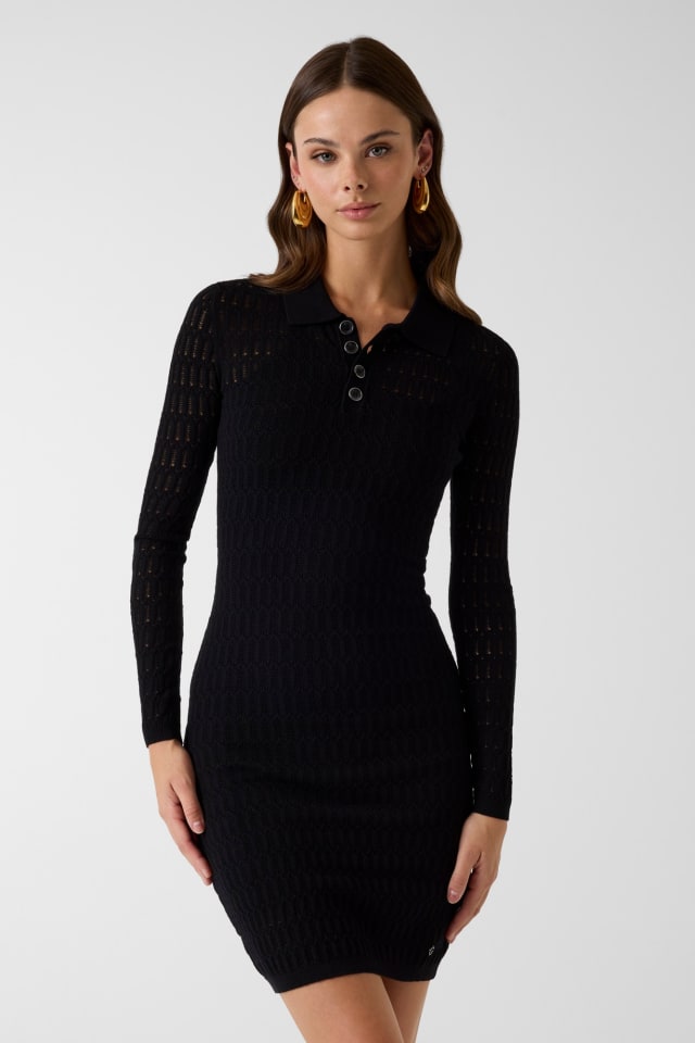 Mini tricotado dress