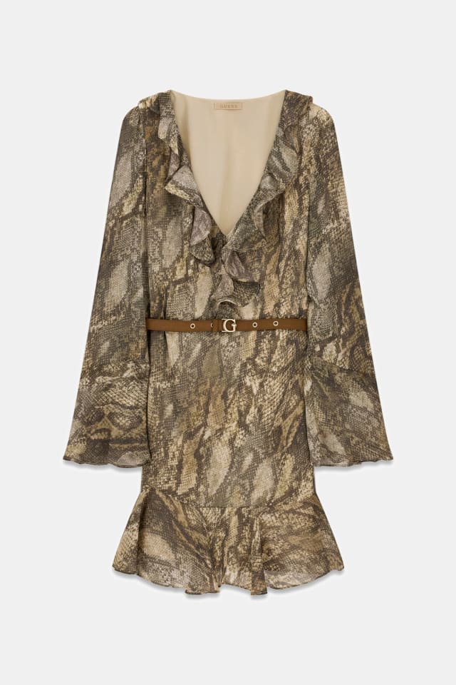Mini com cinto dress