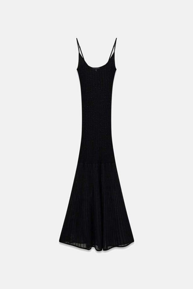 Canelado longo dress
