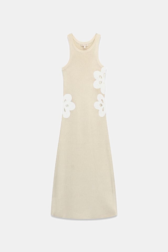 Lurex longo dress