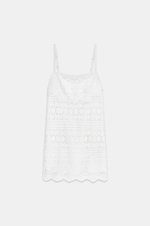 Vestido mini encaje