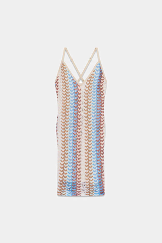 Vestido mini de punto