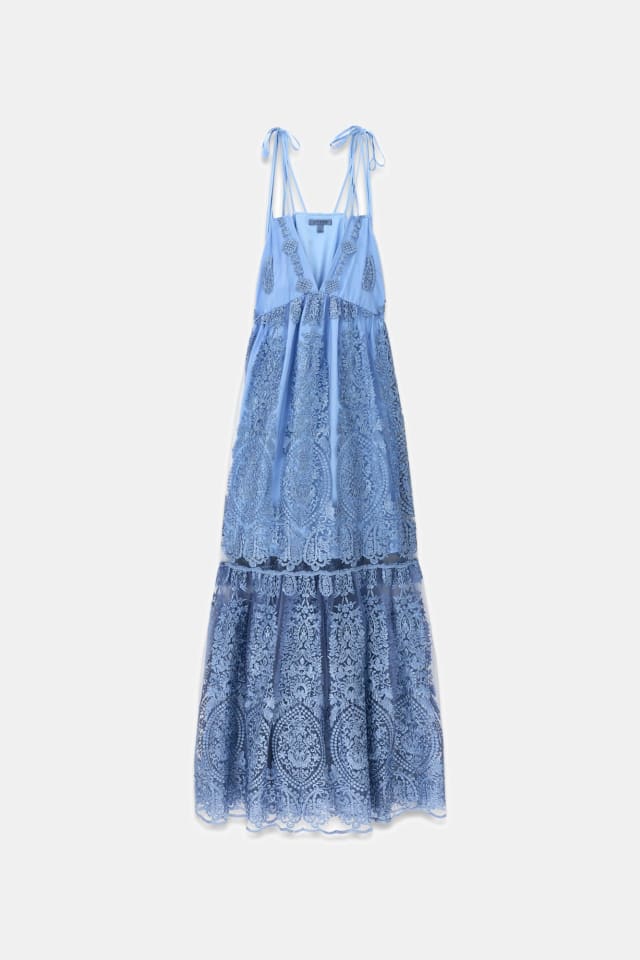 Maxi bordado dress