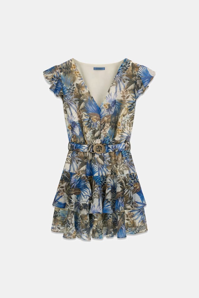 Mini estampado dress