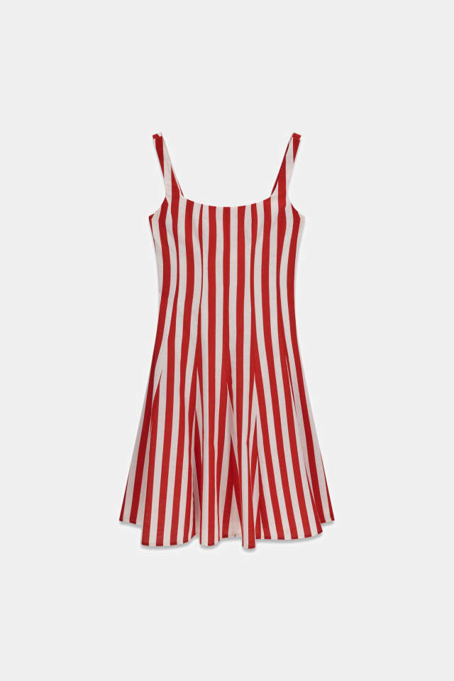 Vestido Midi a Rayas