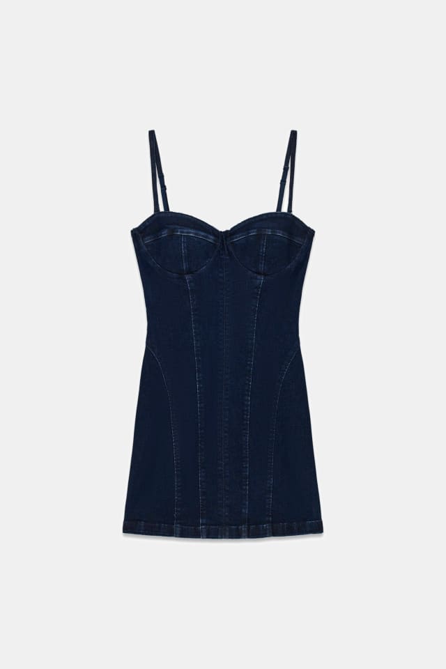 Bodycon de denim dress