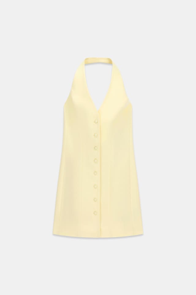 Vestido Mini con Cuello Halter