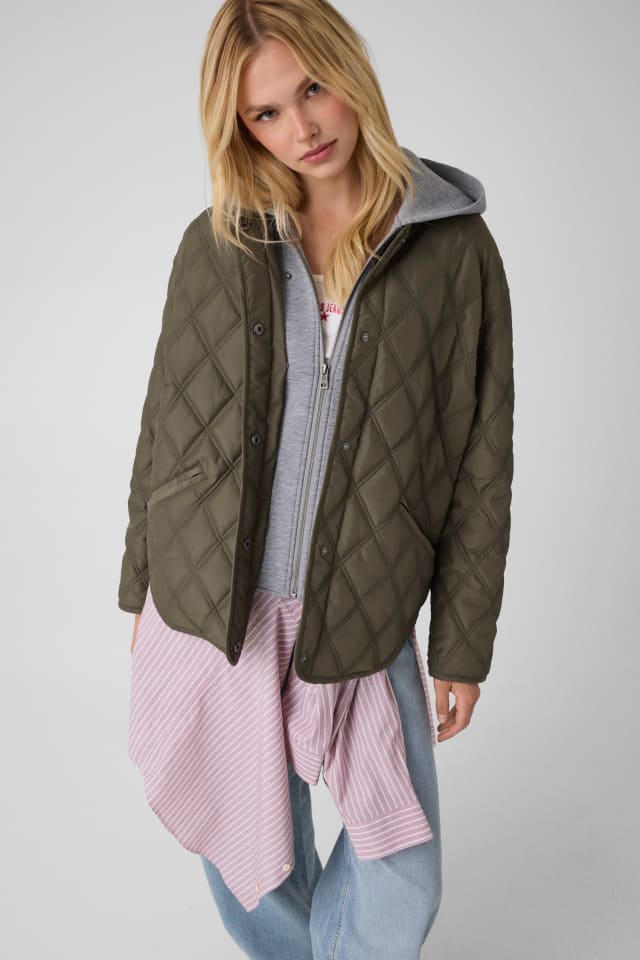 Chaqueta acolchada con capucha