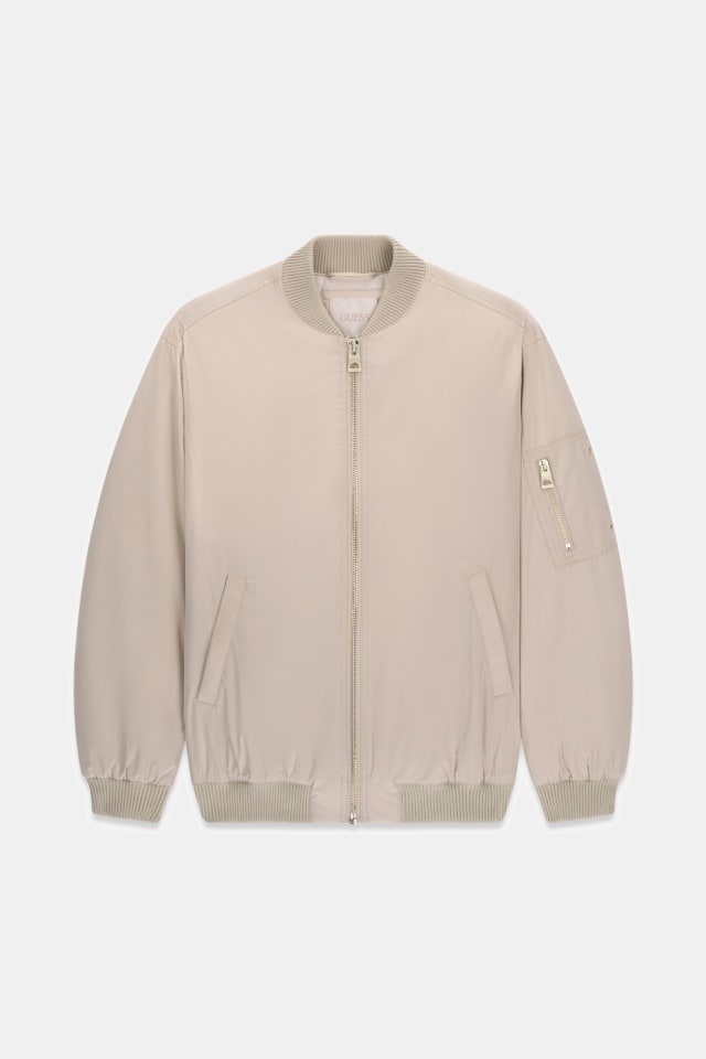 Chaqueta bomber con logo