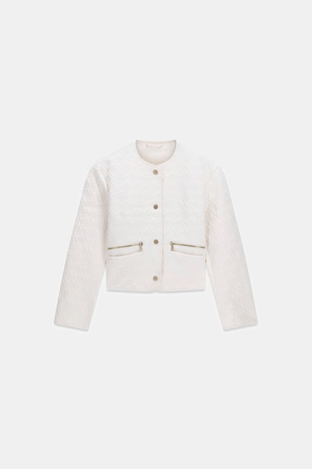 Chaqueta acolchada con logo