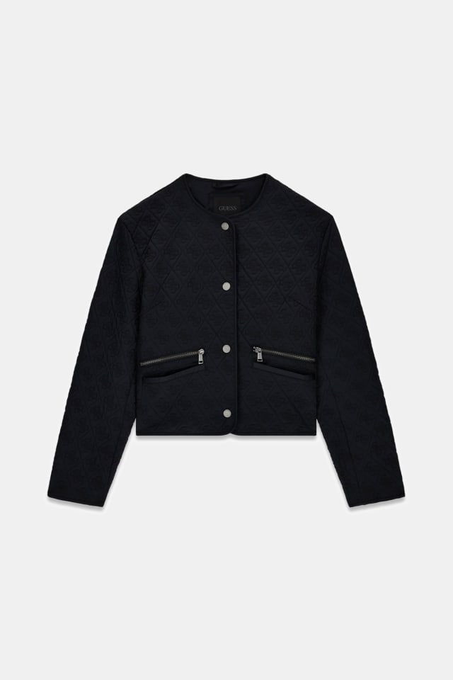 Chaqueta acolchada con logo