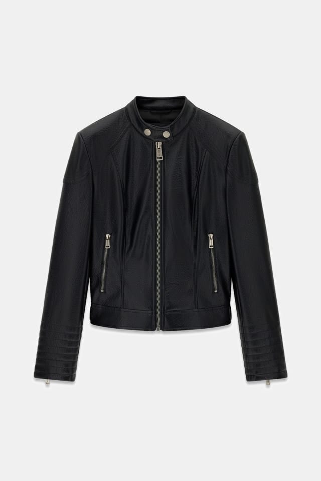 Chaqueta de cuero sintético